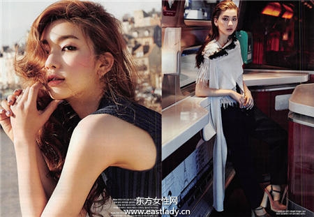 韓骨感絕美超模私服穿搭術(shù) 個性十足