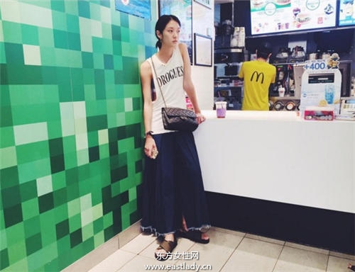 韓國超模姜素英中性美學(xué)正夯 時(shí)尚圈就愛這味