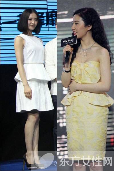 劉詩詩vs劉亦菲 古裝女神衣品比拼