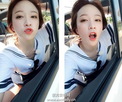 水手服強勢回歸 韓妞模特兒都這樣穿