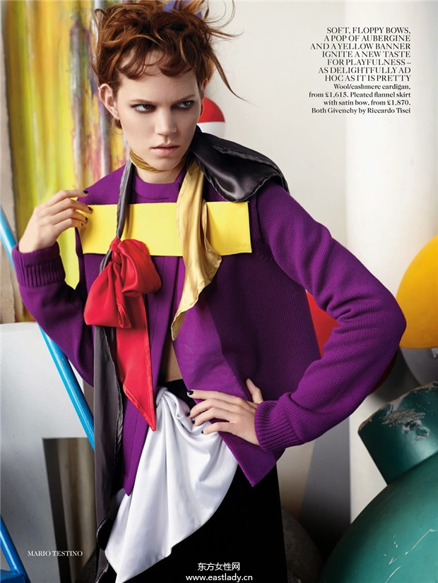 Freja Beha Erichsen《Vogue》2014年9月英國(guó)版