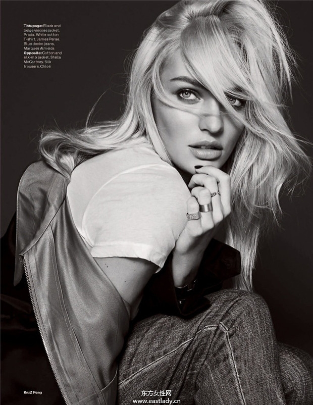 Candice Swanepoel《Elle》2014時(shí)尚雜志大片
