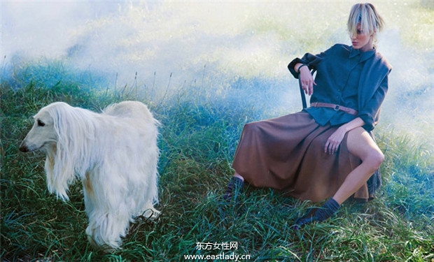 Anja Rubik《Porter》雜志2014年秋季刊