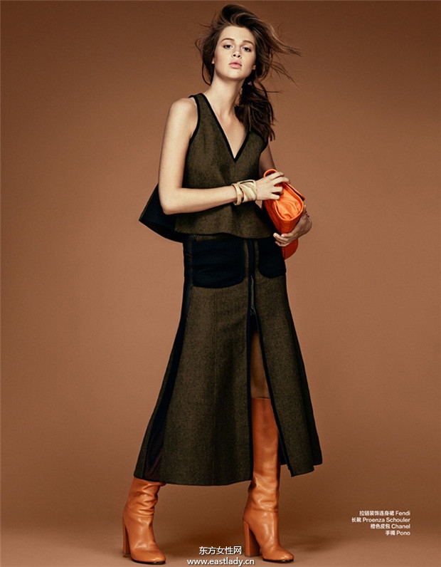 Anais Pouliot《Harper’s Bazaar》2014年8月中國版