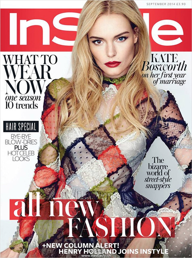 Kate Bosworth《InStyle》2014年9月英國版
