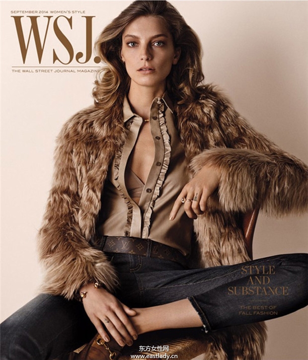 Daria Werbowy《WSJ》雜志2014年9月號(hào)