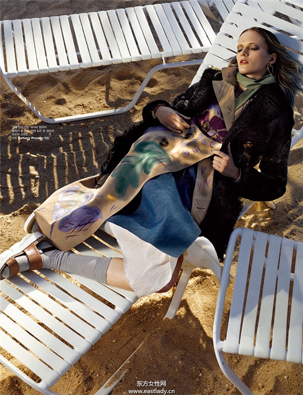 Daria Strokous《W》雜志2014年8月韓國版