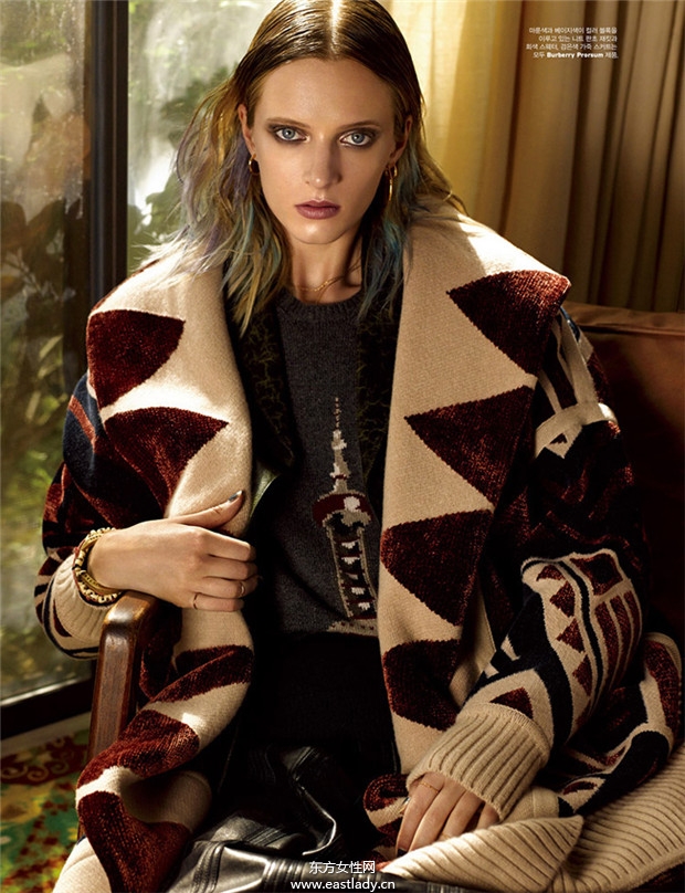 Daria Strokous《W》雜志2014年8月韓國版