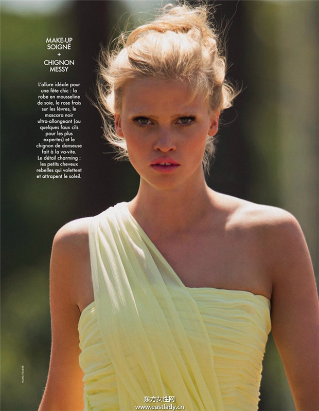 Lara Stone《Elle》2014年6月法國版
