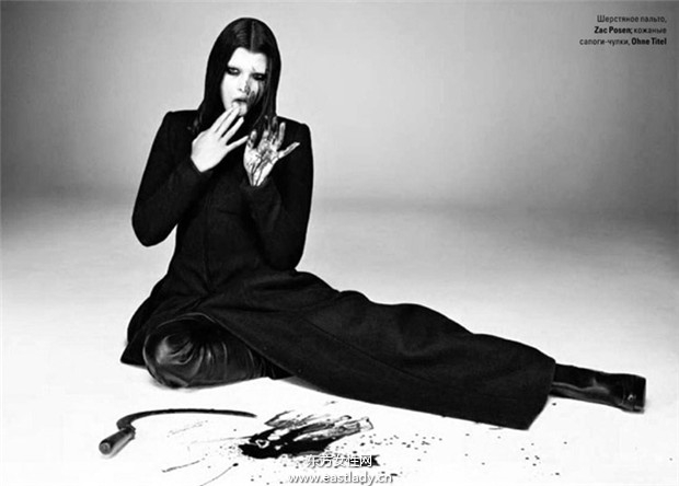 Marina & Crystal《Vogue》2014年8月克蘭版