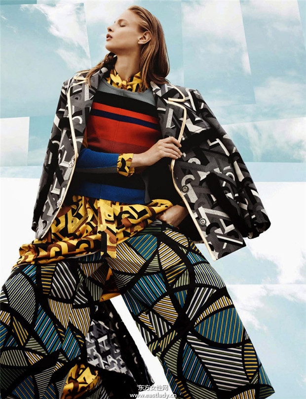 Anna Selezneva《Numero》2014年8月夏季刊