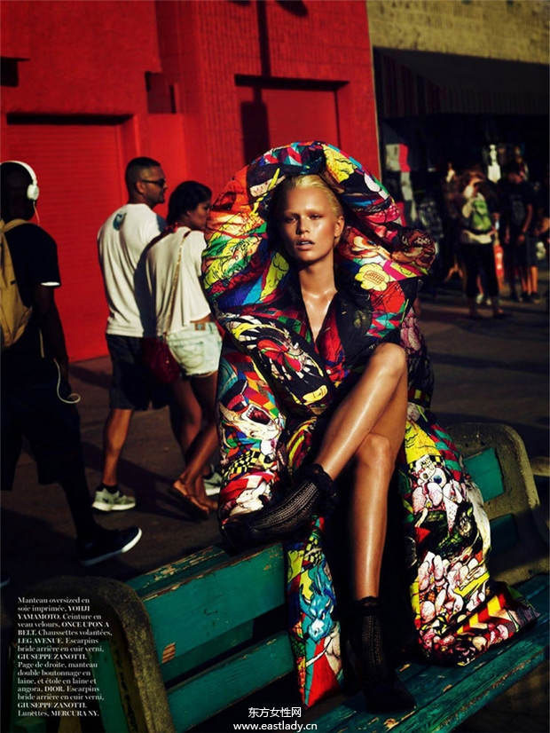 Anna Ewers《Vogue》2014年8月法國版