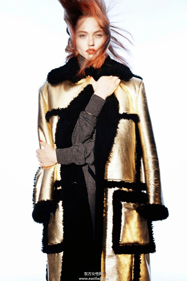 Sasha Pivovarova《Vogue》2014年8月法國(guó)版