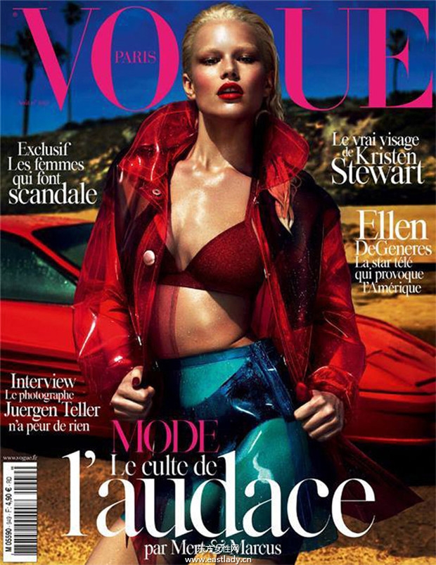 Anna Ewers《Vogue》2014年8月法國版
