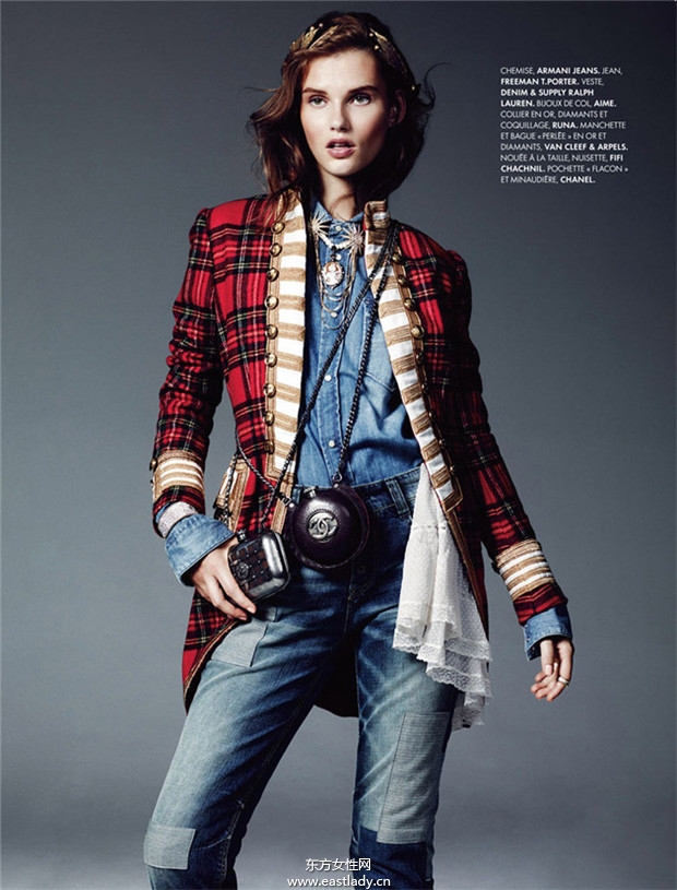 立陶宛超模Giedre Dukauskaite 2014新春時尚大片