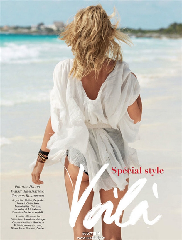 Nadine Leopold《Glamour》2014年6月法國(guó)版