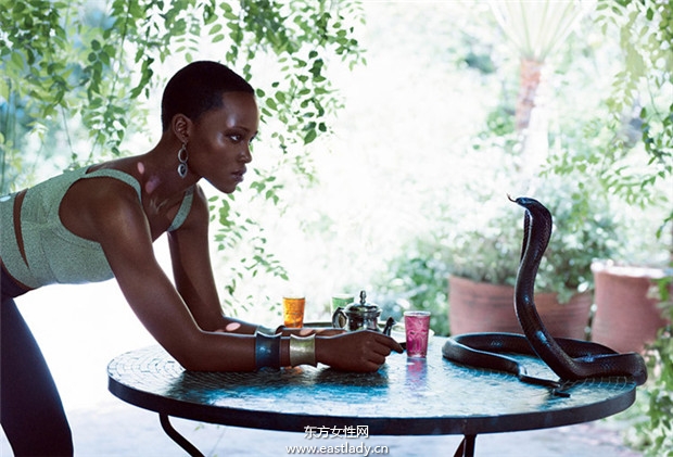 Lupita Nyong’o《Vogue》2014年7月美國(guó)版