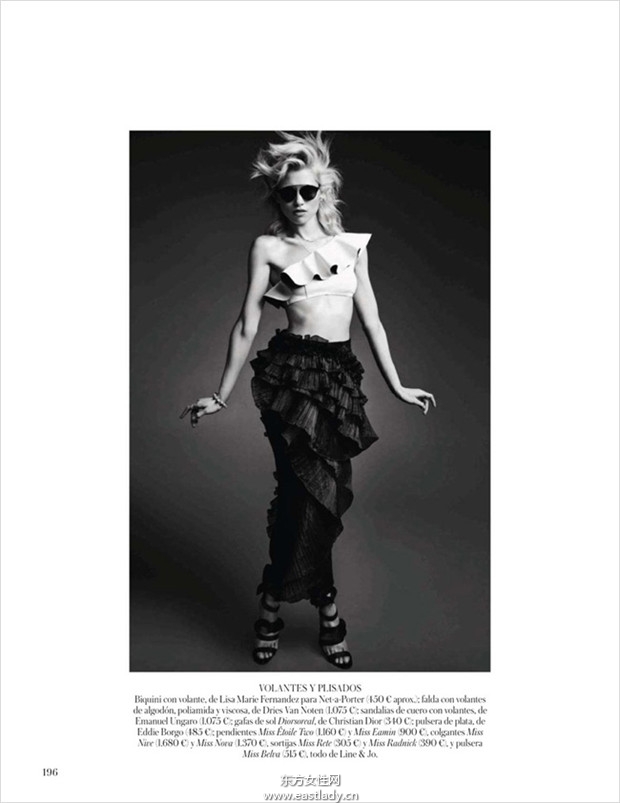 Hana Jirickova《Vogue》2014年6月西班牙版