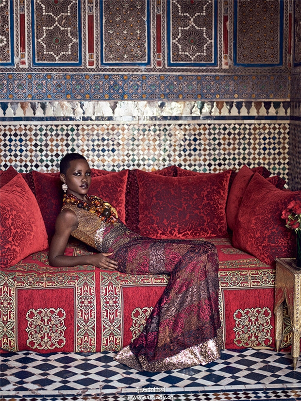 Lupita Nyong’o《Vogue》2014年7月美國(guó)版