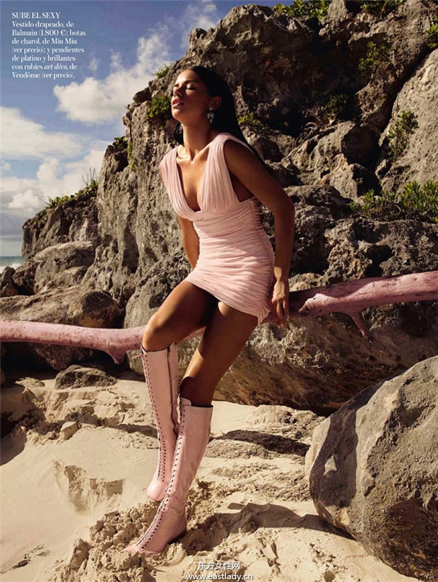 Adriana Lima《Vogue》2014年5月西班牙版