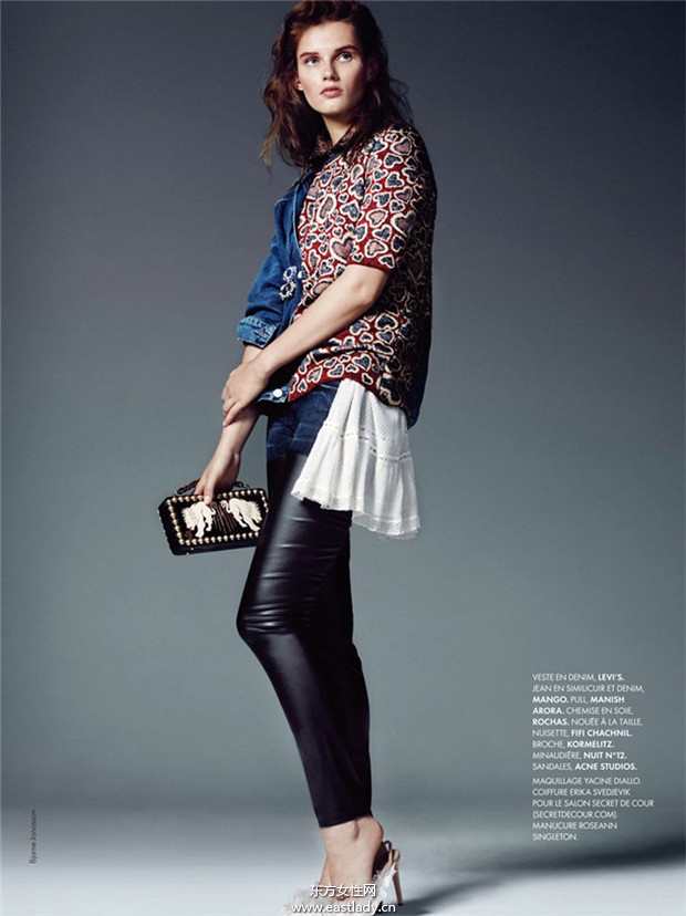 立陶宛超模Giedre Dukauskaite 2014新春時尚大片