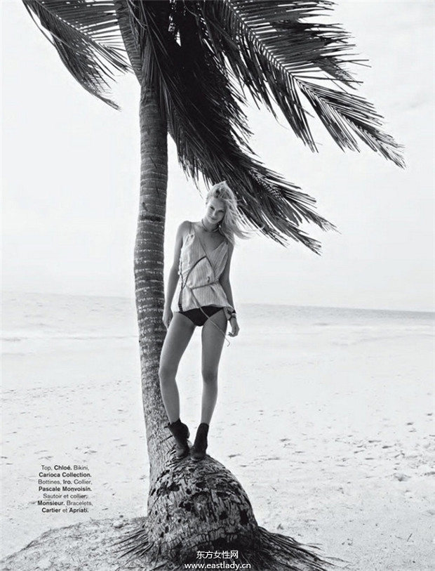 Nadine Leopold《Glamour》2014年6月法國(guó)版