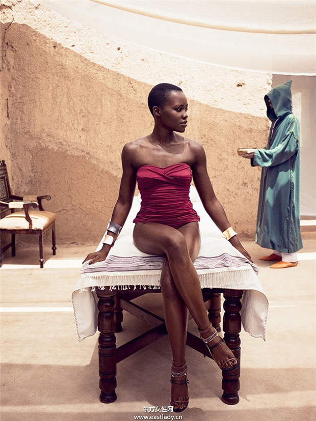 Lupita Nyong’o《Vogue》2014年7月美國(guó)版