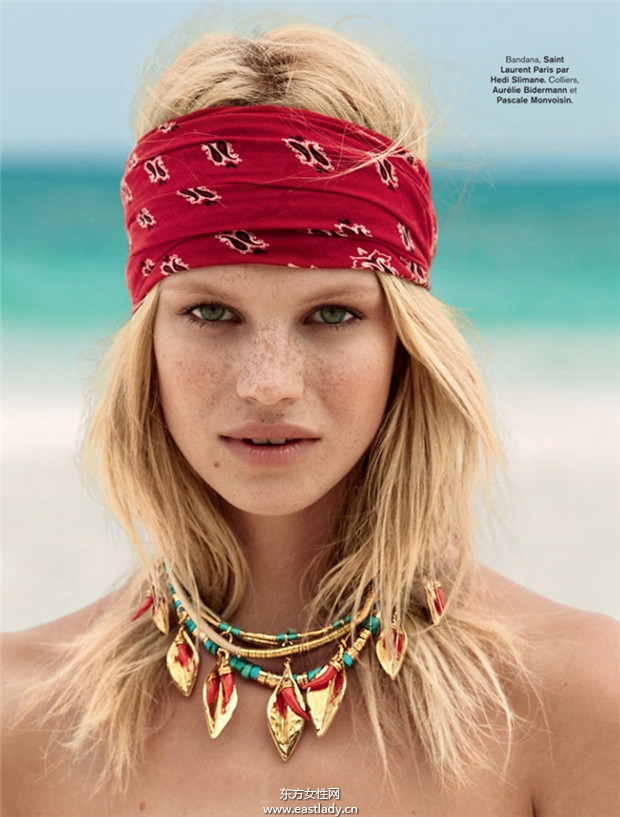 Nadine Leopold《Glamour》2014年6月法國(guó)版