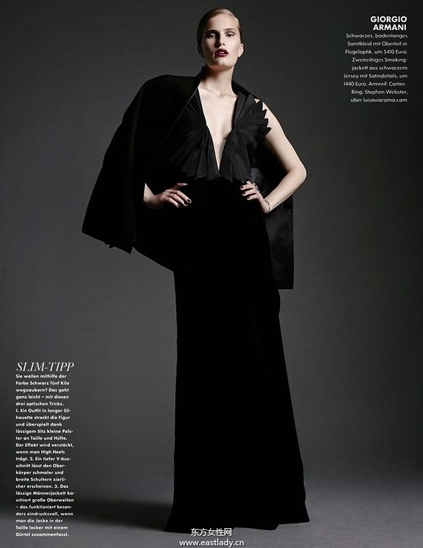 ALLA KOSTROMICHEVA 2013年8月份《Elle》德國(guó)版