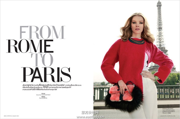 Gwen Loos 2013年8月份《L’Officiel》泰國(guó)版