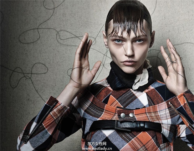 Sasha Pivovarova《Interview》雜志2013年10月號(hào)