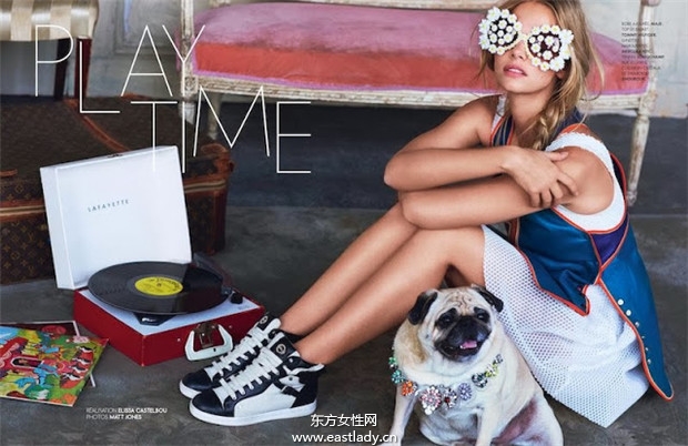 Marloes Horst《Elle 》2014年1月法國(guó)版