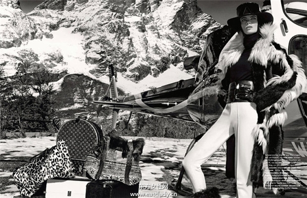 Julia Stegner《Vogue》2013年12月德國版