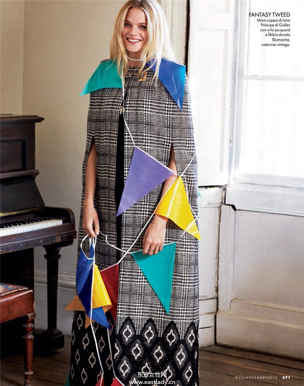 Gabriella Wilde《Elle》2013年11月號意大利版