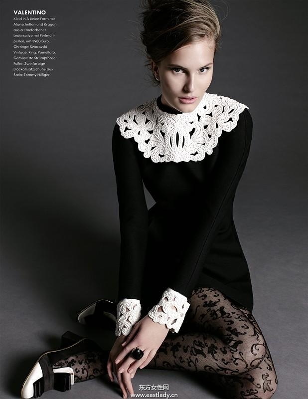 ALLA KOSTROMICHEVA 2013年8月份《Elle》德國(guó)版