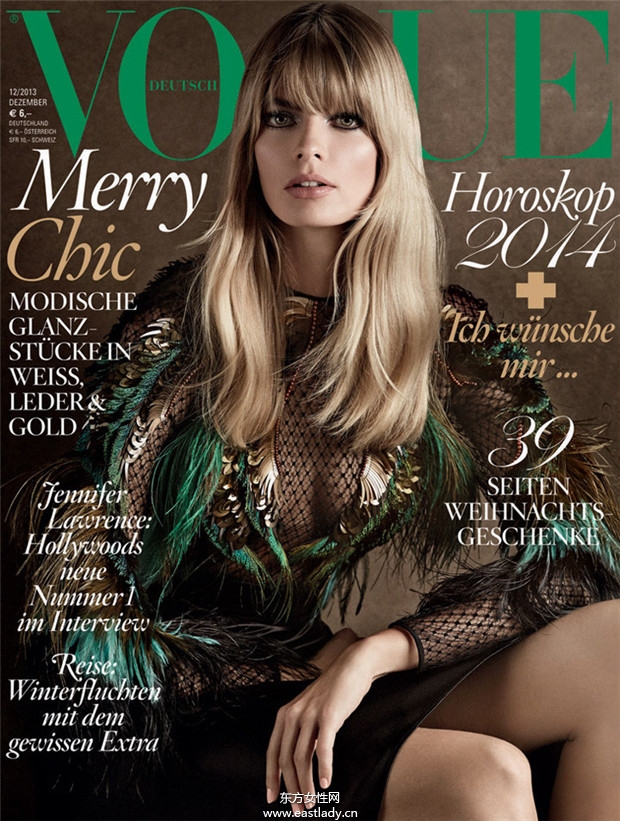Julia Stegner《Vogue》2013年12月德國版