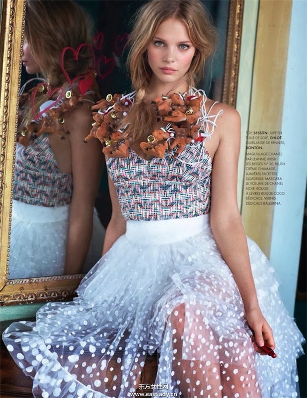 Marloes Horst《Elle 》2014年1月法國(guó)版