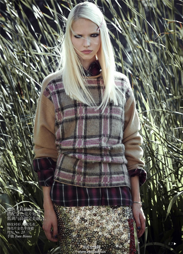 Sasha Luss《Vogue》2013年10月中國版