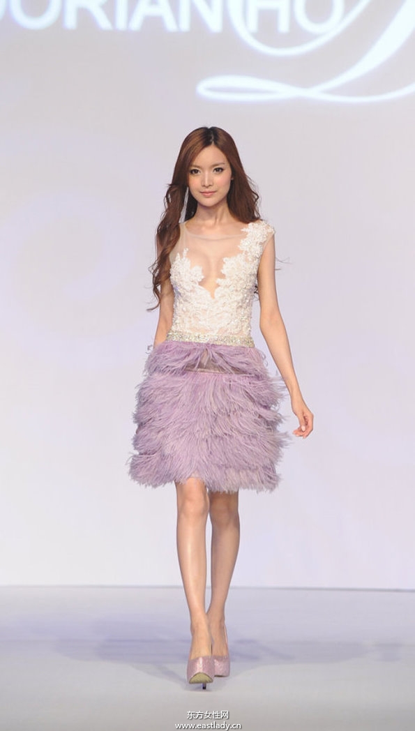 郭富城緋聞女友葉熙祺性感秀婚紗