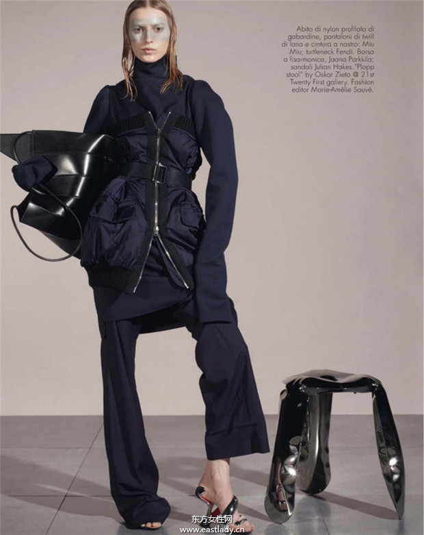 Amanda Murphy 2013年8月份《Vogue》意大利版