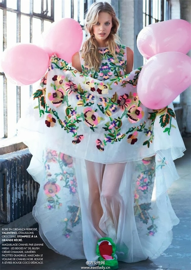 Marloes Horst《Elle 》2014年1月法國(guó)版