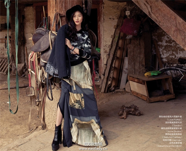 劉雯Liu Wen《Elle》2013年12月中國版