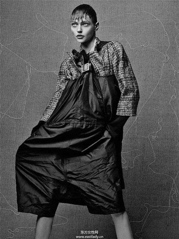 Sasha Pivovarova《Interview》雜志2013年10月號(hào)