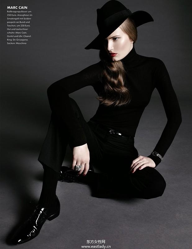 ALLA KOSTROMICHEVA 2013年8月份《Elle》德國(guó)版