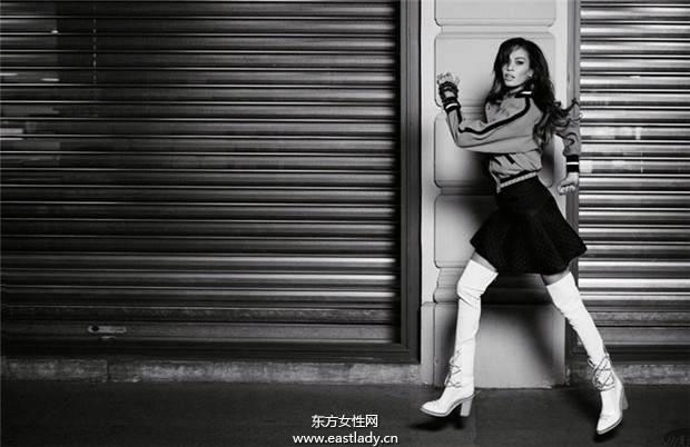 Joan Smalls《Vogue》2013年12月西班牙版