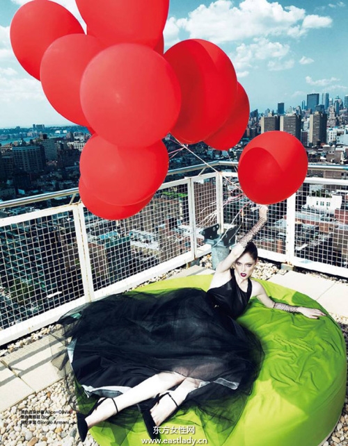 Coco Rocha 時尚芭莎 演繹2013秋冬時尚