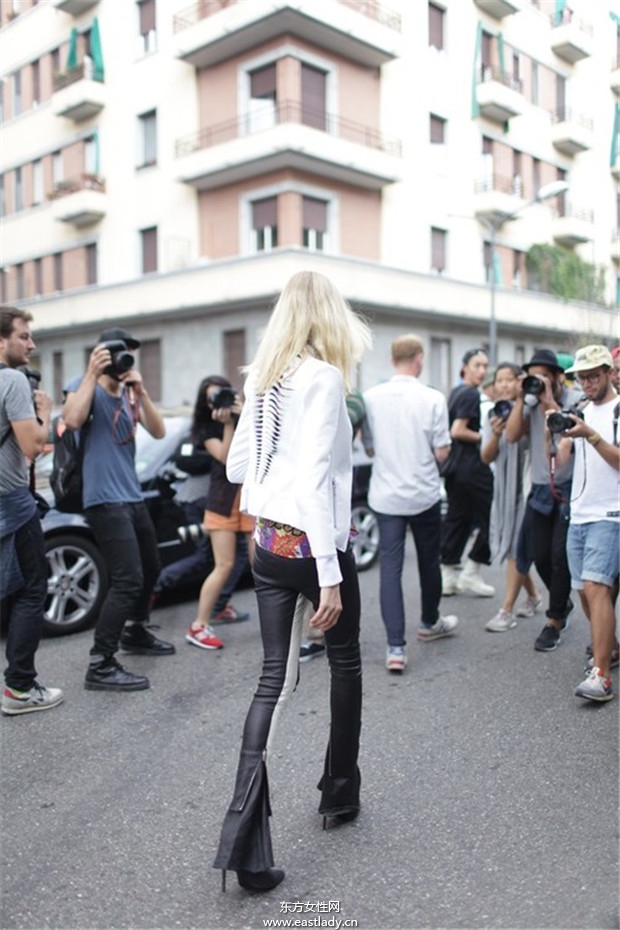 Hanne Gaby Odiele 2014春夏米蘭時(shí)裝周服裝秀