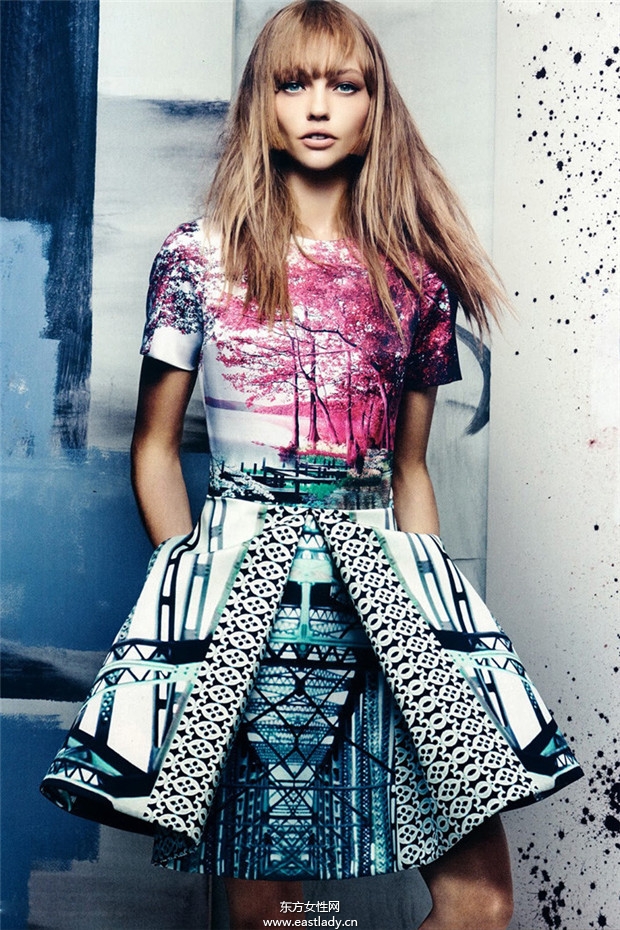 Sasha Pivovarova《Vogue》2013年11月美國版