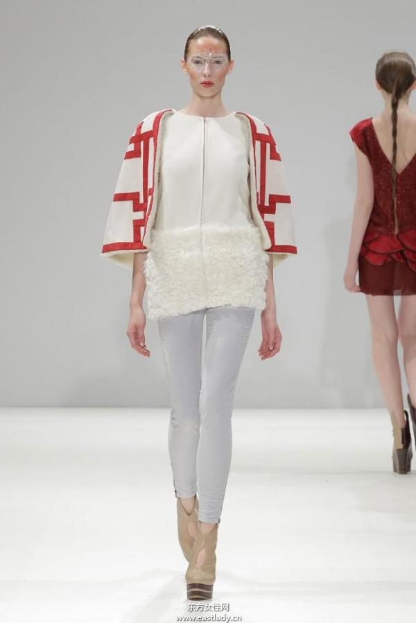 吉承倫敦時(shí)裝周2013秋冬系列 黑色元素成流行主旋律