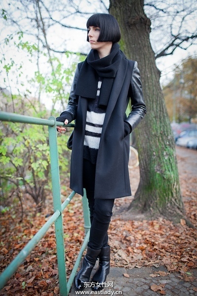 歐美潮人黑白搭配穿出大氣明星氣質(zhì)
